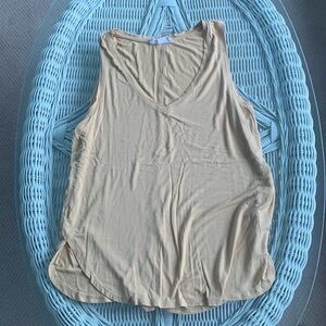 Tan cotton tank